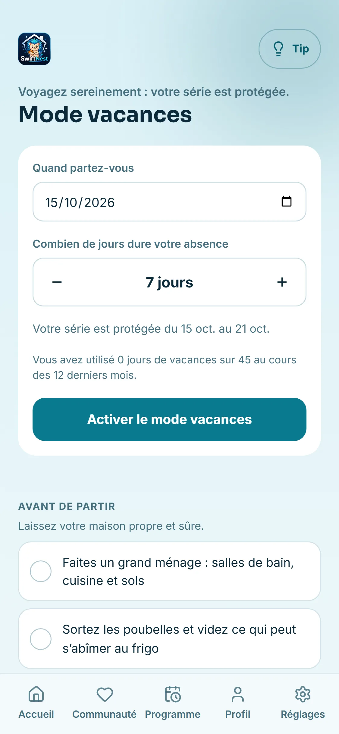 Une semaine d’absence, votre série reste intacte